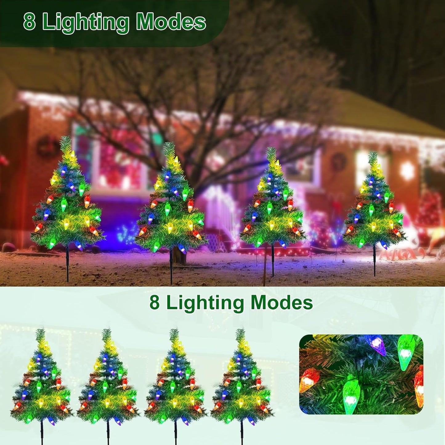 Solar Christmas Tree Lights - SALE ENDS TONIGHT