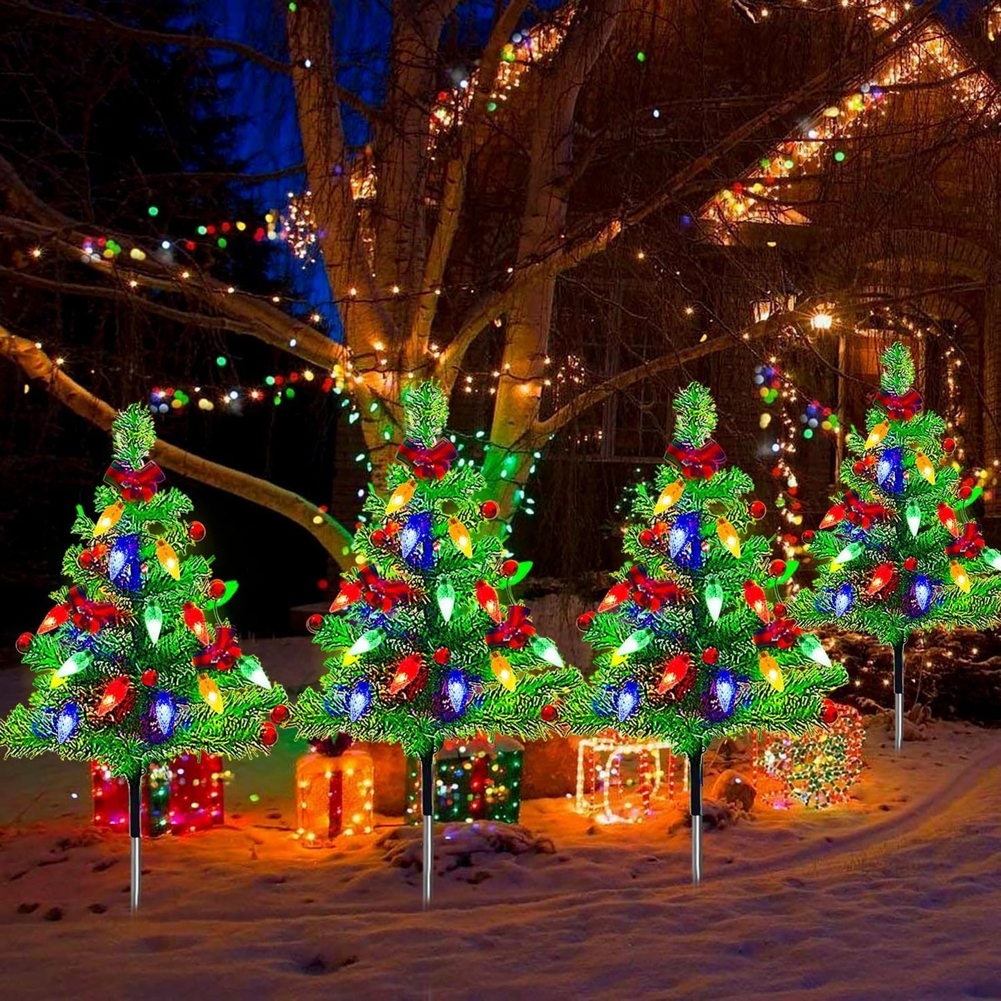 Solar Christmas Tree Lights - SALE ENDS TONIGHT