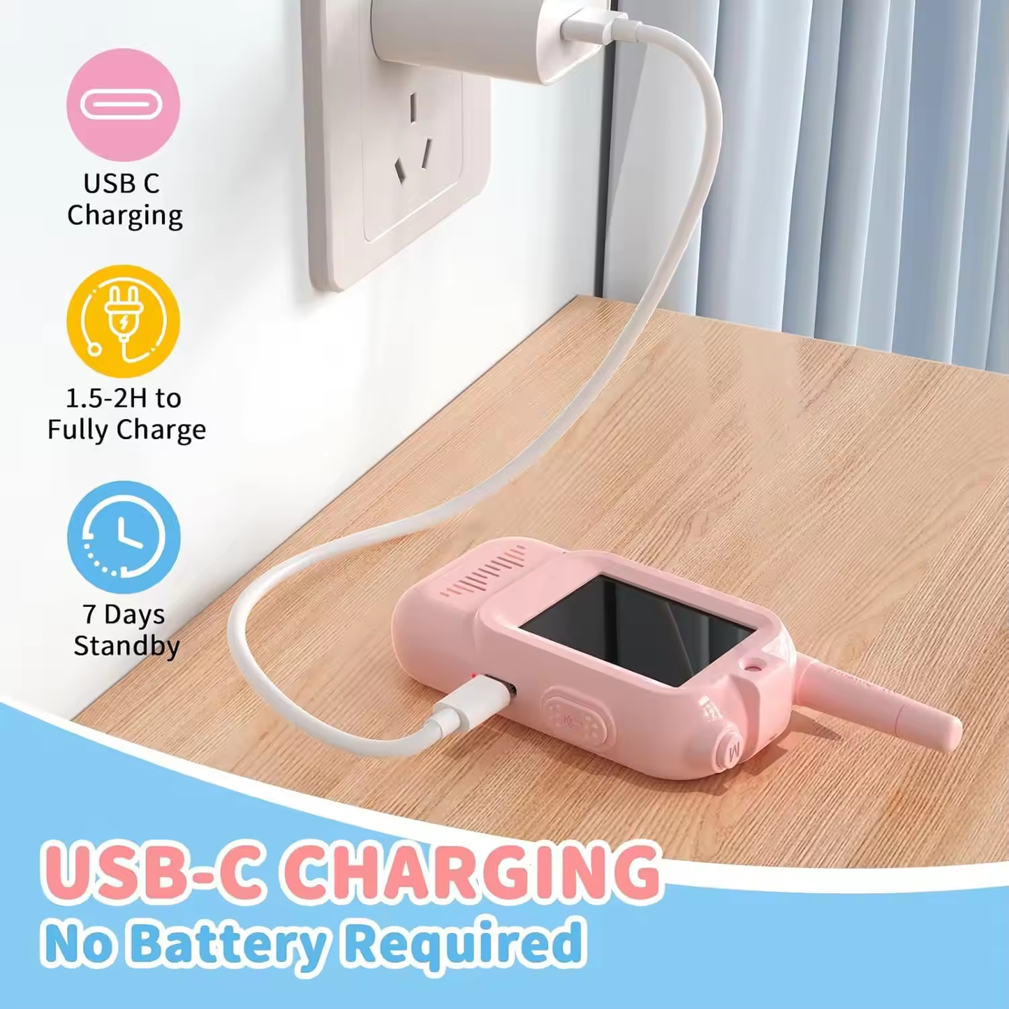 Kids Video Walkie Talkies Toys - 2 Pack